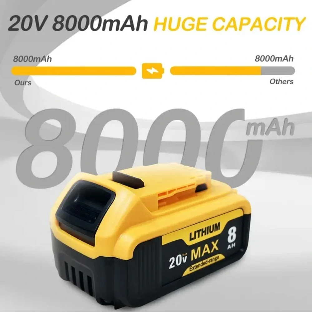 Lithium 20V Max Battery Pack - Yellow and Black